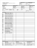 Sample of 1 Page, 3 Column with 3 Insurances Big Font Encounter Form